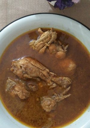 A picture of Chicken korma.