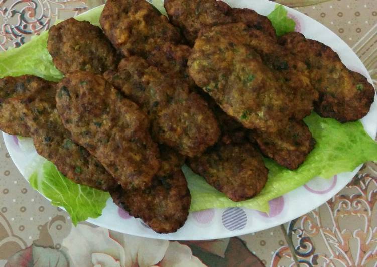 Simple Way to Make Homemade Fried Iraqi Kebab&#39;s