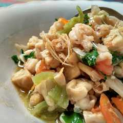 รูปของ Tumis udang tempe