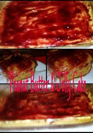 A picture of Peanut Butter & Jelly Cake.