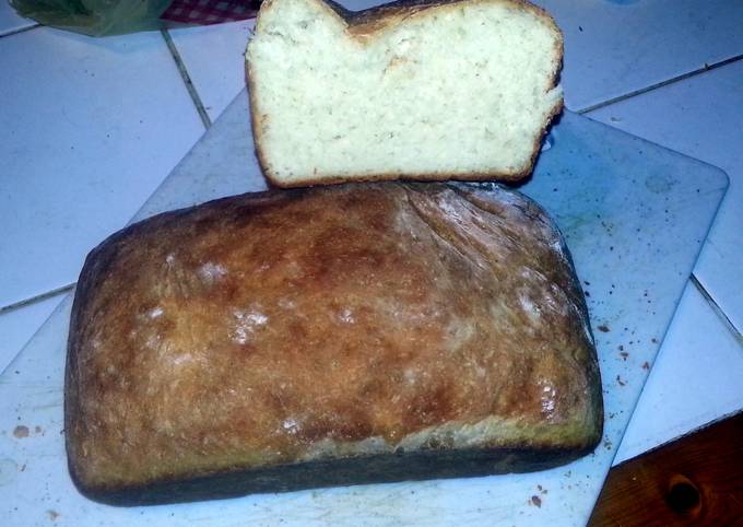Homemade white bread