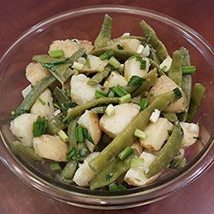 A picture of Flat Beans & Potato Summer Salad.