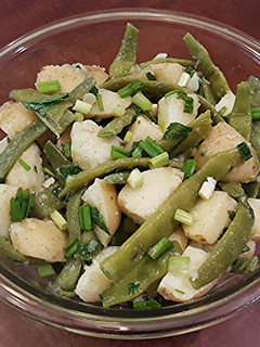 A picture of Flat Beans & Potato Summer Salad.