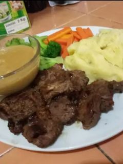 Foto resep Daging panggang ala steak