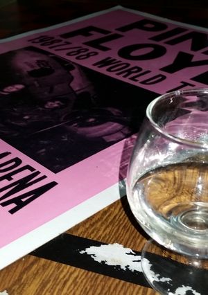 A picture of Moonshine and Pink Floyd.