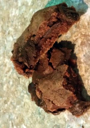 A picture of double chocolate chunk cookie.