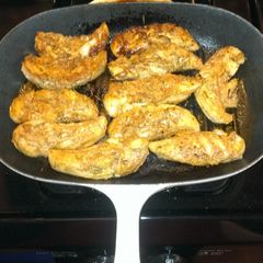 A picture of Beer chicken tenderloins.
