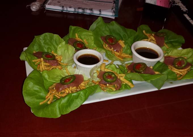 Tuna Lettuce Wraps