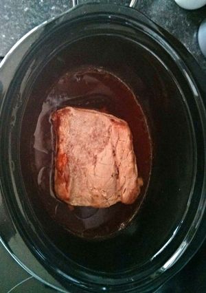 A picture of Easy Crock Pot Pulled Pork.