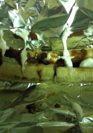 A picture of S'mores Banana.