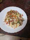 Ensalada de papas y judías verdes con vinagreta de ajo y perejil
