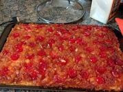 A picture of pineapple upside down cake