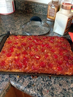 A picture of Easy Peasy Pineapple Upside Down Cake.