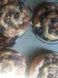 Pecan, Walnut, & Raisin Cinnamon rolls