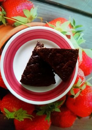 Una foto de Torta de zuquini y cacao
