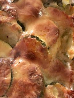 Une photo de Gratin de courgettes