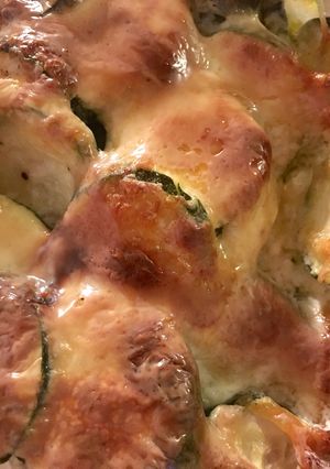 Une photo de Gratin de courgettes