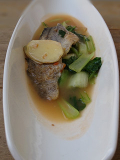 A picture of Fish And Vegetable Soup.