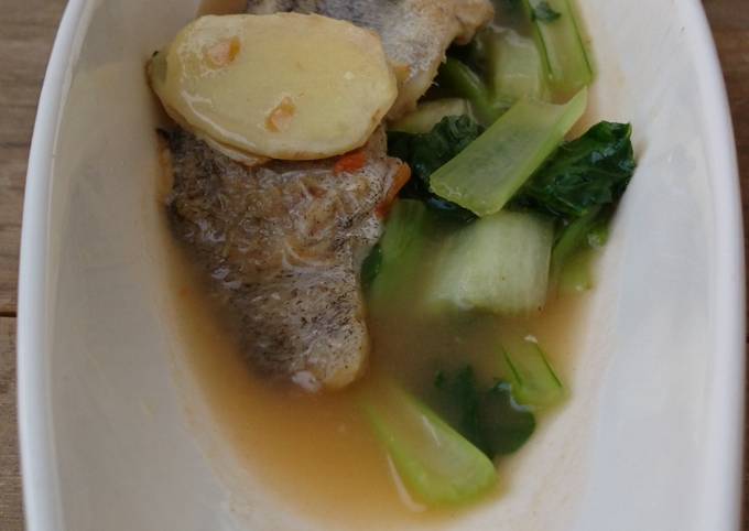 Recipe of Homemade Fish And Vegetable  Soup