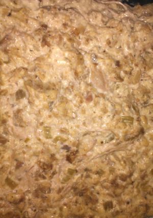 A picture of Stuffing casserole.