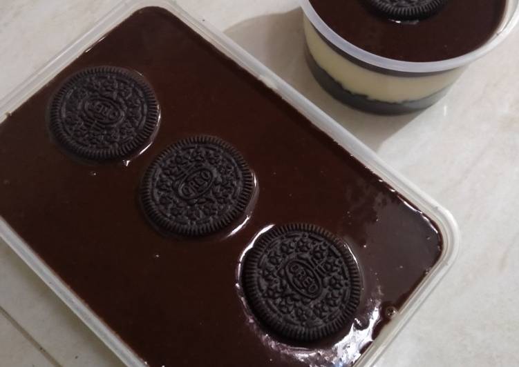 Cara Bikin Oreo dessert box with cream cheese Anti Gagal