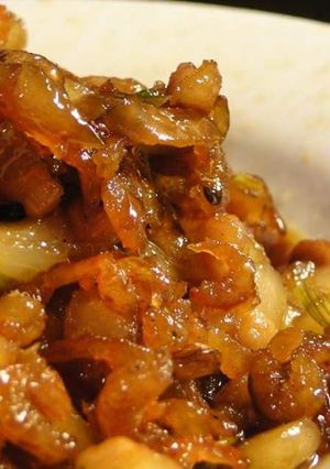 Hình của món Tôm khô kho quẹt.