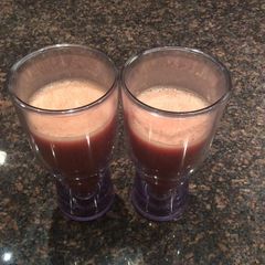 Paradise Strawberry and Banana Smoothie A picture of Paradise Strawberry and Banana Smoothie.