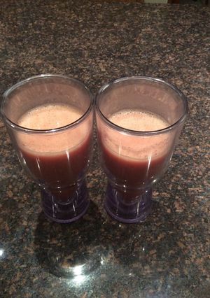 A picture of Paradise Strawberry and Banana Smoothie.