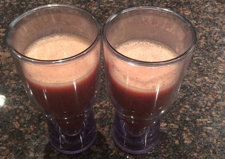 Easiest Way to Prepare Perfect Paradise Strawberry and Banana Smoothie