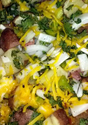 A picture of Sweetie's Spiced Cheesy Potatoes! :-).