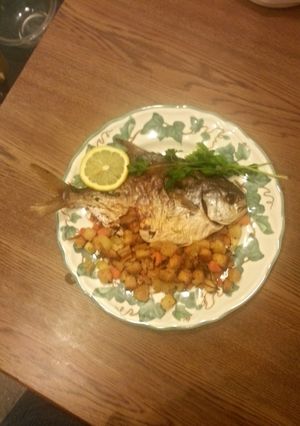 A picture of 🎶Lemon-Cucumber Stuffed Pompano (A.B.C.)🎵.