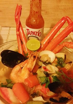 A picture of Chipotle Caldo De Mariscos("7seas soup").