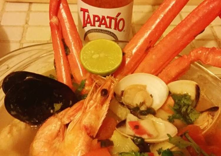 Recipe of Quick Chipotle Caldo De Mariscos(&#34;7seas soup&#34;)