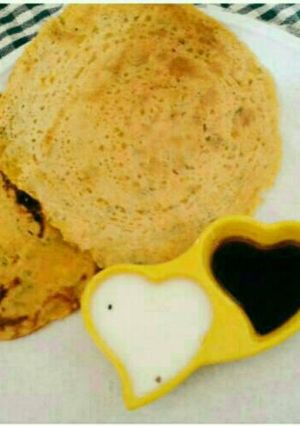 A picture of Besan chilla.