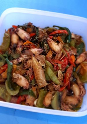 Foto resep Tumis Cumi Cabai Hijau