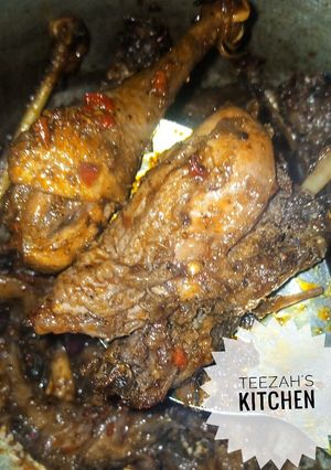 Kaza mai jajjage (pepper chicken) ainihin hoton girkin