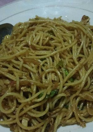Foto resep Spageti goreng telur orak-arik..