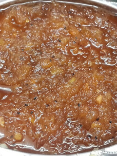 A picture of Instant Hot Sweet Sour Mango Pickle.