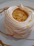 Mini Pavlova de crema de limón