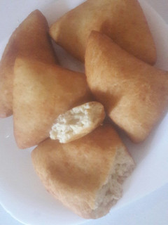 A picture of Vanila flavoured mandazi. #mycreativesoftmandazicontest.