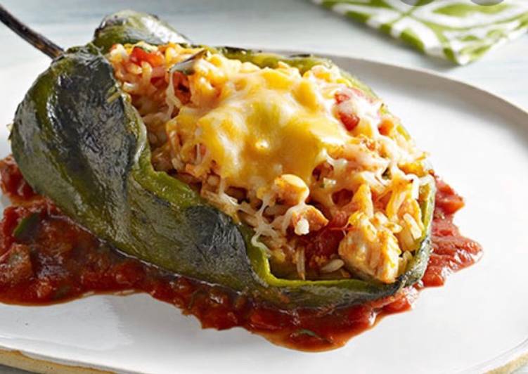 Simple Way to Prepare Quick Tuna Stuffed Poblano