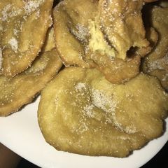 A picture of Deep fried pancakes.