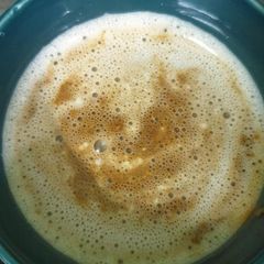A picture of Hand beaten coffee.