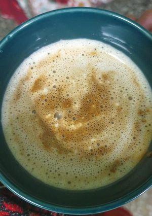 A picture of Hand beaten coffee.