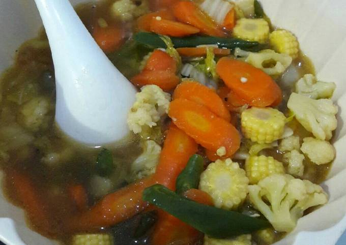 Resep Capcay kuah pedas yang Enak Banget