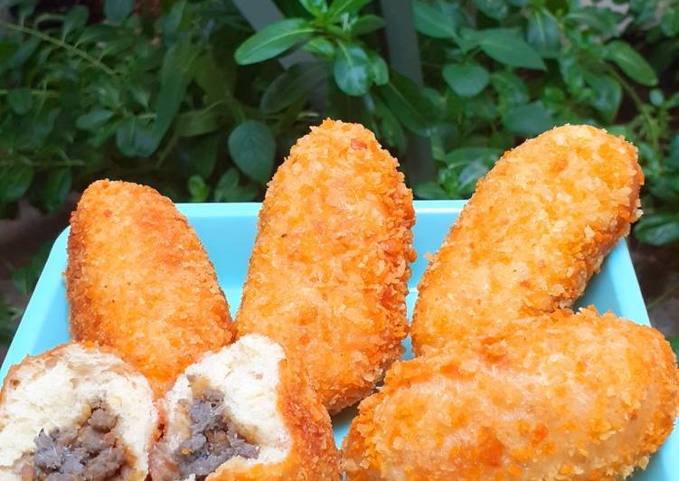Bagaimana Membuat Terogoseri (Tempe roti goreng isi tempe teri) Anti Gagal