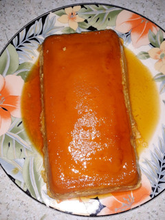 Una foto de Flan