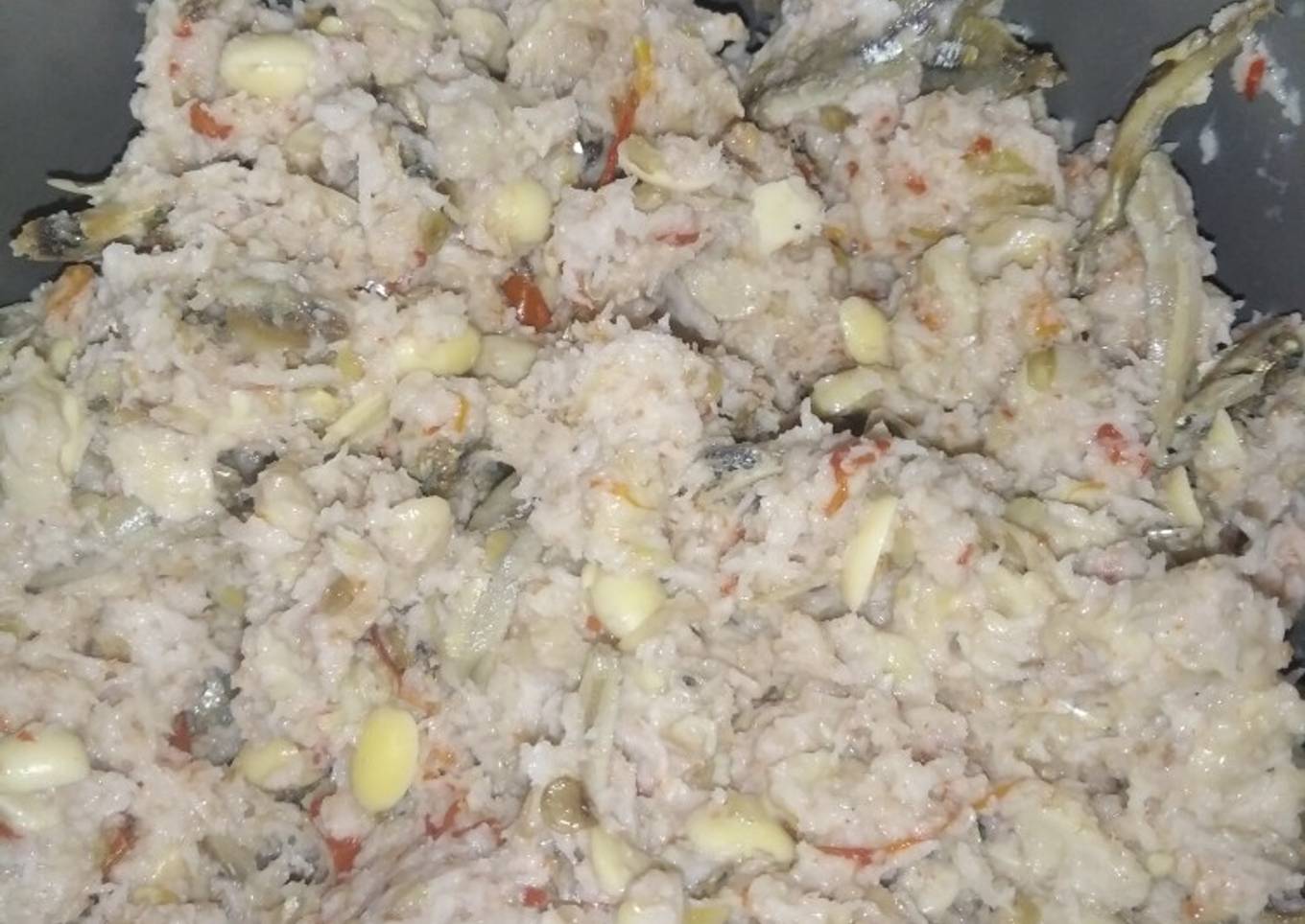 Sambel tempe teri kelapa
