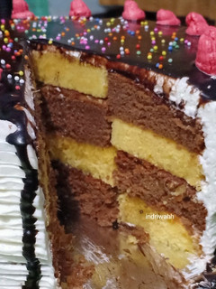 Foto resep 32. Chess Board Cake
