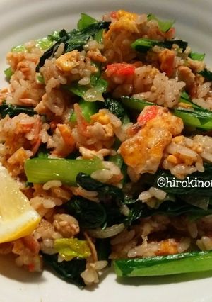 Foto resep Nasi goreng ebi+saos tiram